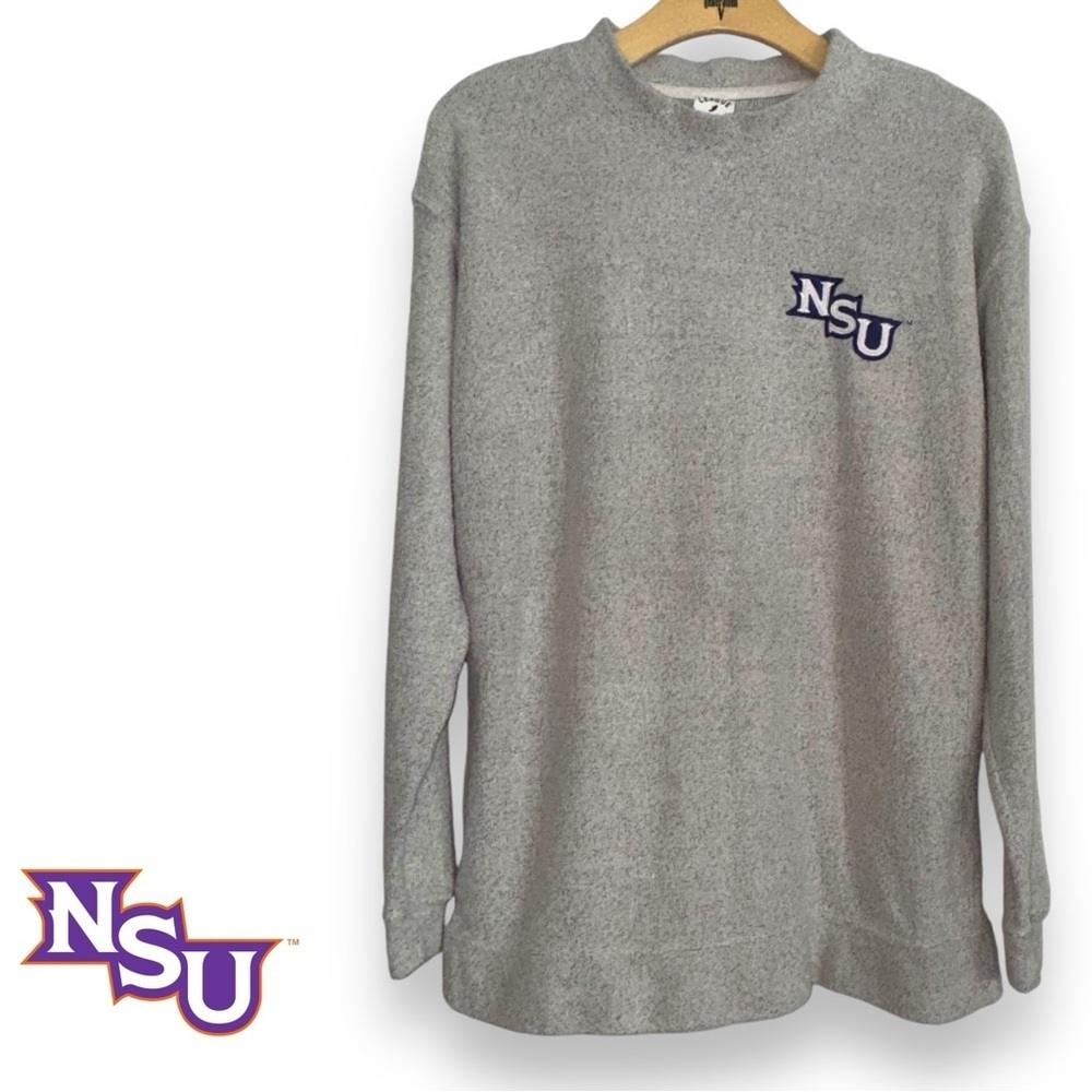 NSU Original League Collegiate Outfitters Gray Unisex Large Pullover